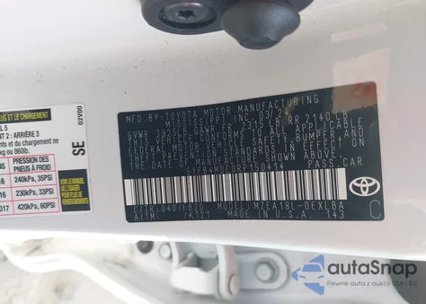 2024 Toyota Corolla Le z USA, uszkodzony, nr VIN 5YFB4MDE0RP150414